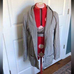 Jcrew French Terrycloth oversized cardigan